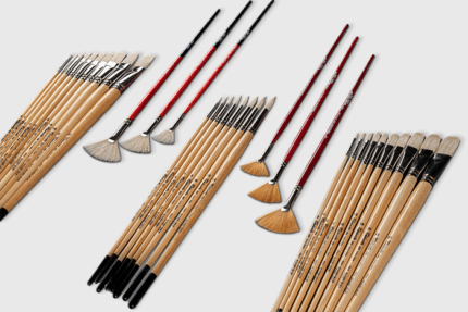 KIT 34 BELLE ARTI - pennelli e rulli professionali per imbianchini, decoratori, cartongessisti, pittori, artisti e amanti del fai da te