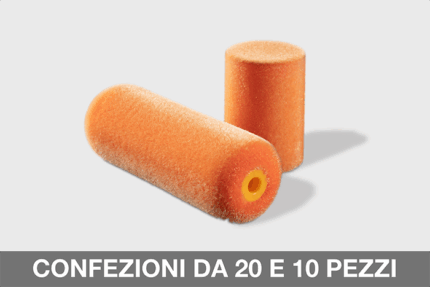 MINI RULLO FLOCCATO - pennelli e rulli professionali per imbianchini, decoratori, cartongessisti, pittori, artisti e amanti del fai da te