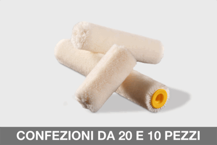 MINI RULLO MOHAIR - pennelli e rulli professionali per imbianchini, decoratori, cartongessisti, pittori, artisti e amanti del fai da te